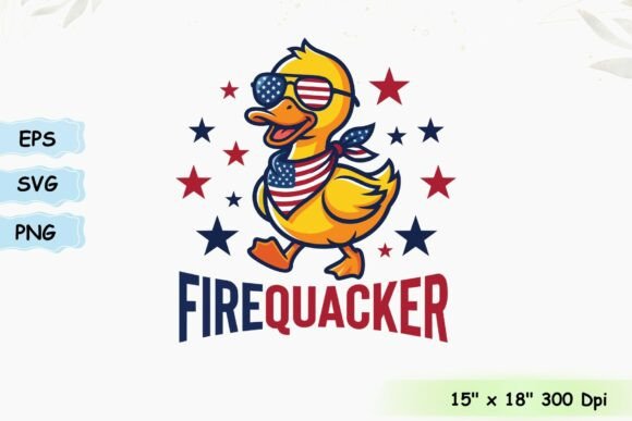 Download Firequacker Patriotic Rubber Duck Shirt - Rubber Collection