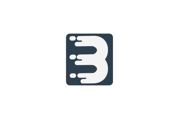Download Letter B Liquid Abstract Geometric Logo - Premium Resources