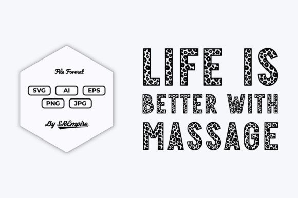 Download Life is Better with Massage Quote Design - Massage Collection