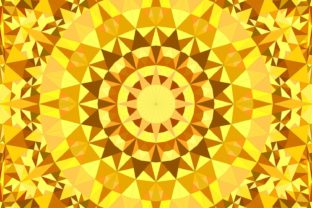 Download Golden Seamless Triangle Mandala Pattern - Gold Collection